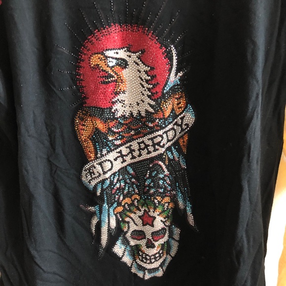 Ed Hardy Long Sleeve Tee - Picture 2 of 8